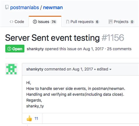 postman sse 테스트|Server Sent Events .